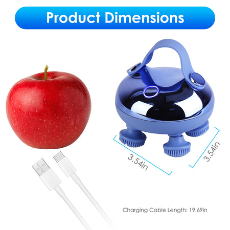 Lumilash ScalpGlow™ Electric Scalp Massager with Red Light