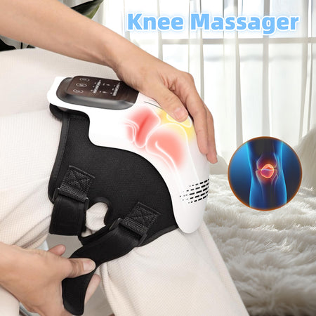 LumiLash KneeRelief™ Electric Knee Massager with Heat & Vibration