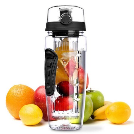 Lumilash Hydrablend™ 32 oz Fruit Infuser Water Bottle – BPA-Free Sports & Travel Drink Bottle